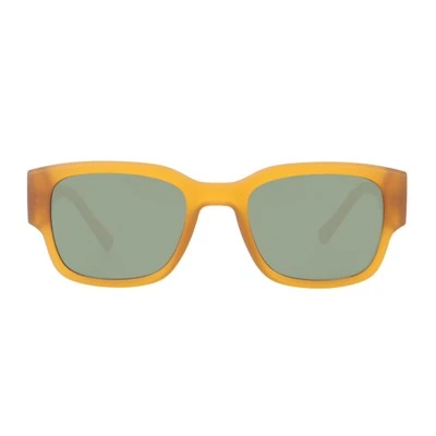 Vintažiniai plastikiniai platūs Temple Square Wayfarer unisex akiniai nuo saulės 490669